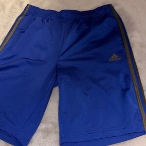 Adidas men’s blue jersey shorts athletic new sports​